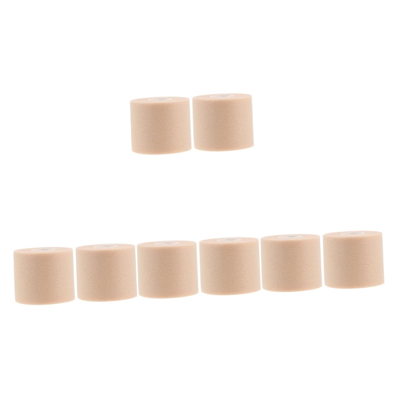 HAPINARY 8 Rolls Sports Bandage Breathable Skin Tape Foam Grip Tape Crawling Knee Pads Soccer Tape Fitness Underwrap Tennis Racket Tape Wrist Tape Baseball Wardrobe Hanging Rail Sponge