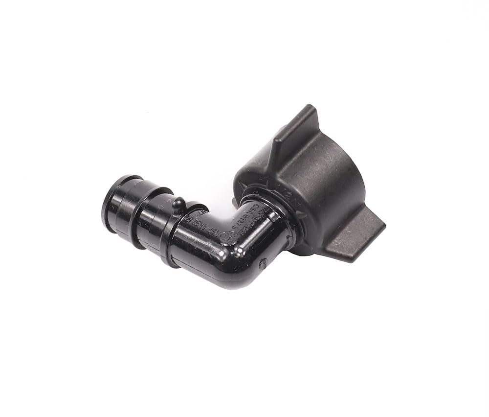 Paquete de 10 adaptadores Pex A de expansión de 1/2 x 1/2 pulgada hembra NPT de codo giratorio de 90 grados de polietileno PPSU para tuberías/tubos PEX-A, ASTM F1960 (10 unidades de 1/2