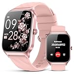 Smart Watch for Women Men - Answer/Make Call, Fitness Tracker Smartwatch for Android iPhone Compatible, Sleep Female Cycle, 120+ Sports Modes Step Counter (Classic, Pink, 1.83)