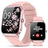 Smart Watch for Women Men - Answer/Make Call, Fitness Tracker Smartwatch for Android iPhone Compatible, Sleep Female Cycle, 120+ Sports Modes Step Counter (Classic, Pink, 1.83)