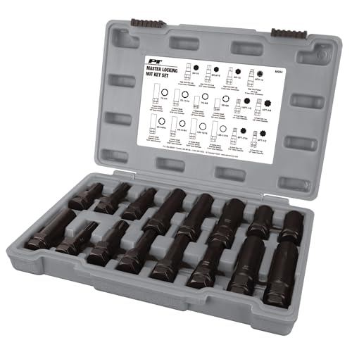 Clés écrous de verrouillage Performance Tool M994 lot de 16 pour jantes auto
