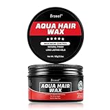 Brzeaf Aqua Hair Wax, Non-Sticky, Ultra Hold Hair Styling Wax, Maximum Hold & Natural Finish, Hair Edge Control, Hair Styling for All Hair Types, Gel Wax for Men & Women