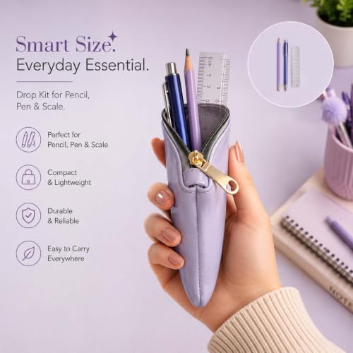 Image of ASIAN Cute Pencil Pouch for Boys & Girls | Zipper Pencil Case for Kids | School Stationery Organizer Pouch | Cosmetic & Pen Holder for School, Office & Travel