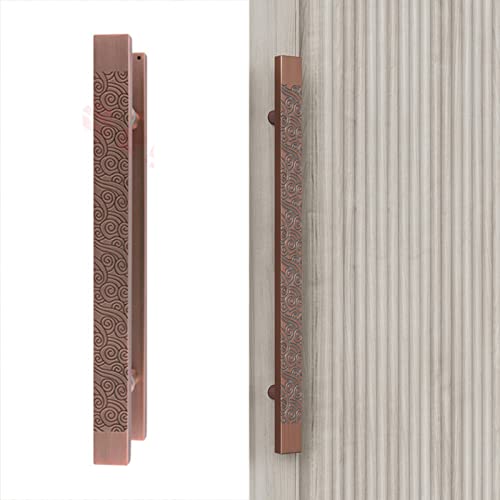 Poignée de porte de grange coulissante rouge pour sublimer votre intérieur contemporain Loft