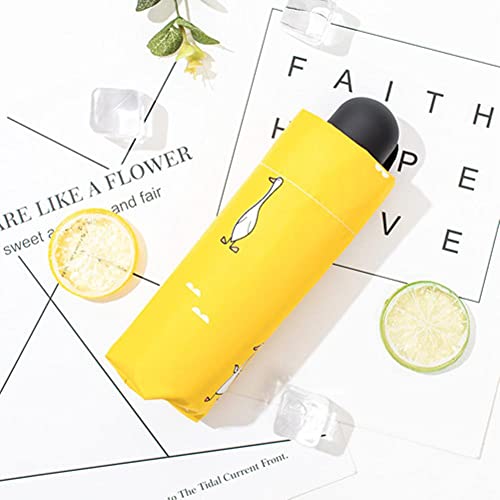 Parapluie à vent jaune automatique et pliant pour femme protection soleil et pluie