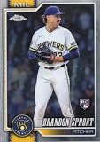 Brandon Sproat Rookie Card Collectible Baseball Card- 2026 Topps Chrome Baseball Card #59 (Brewers)