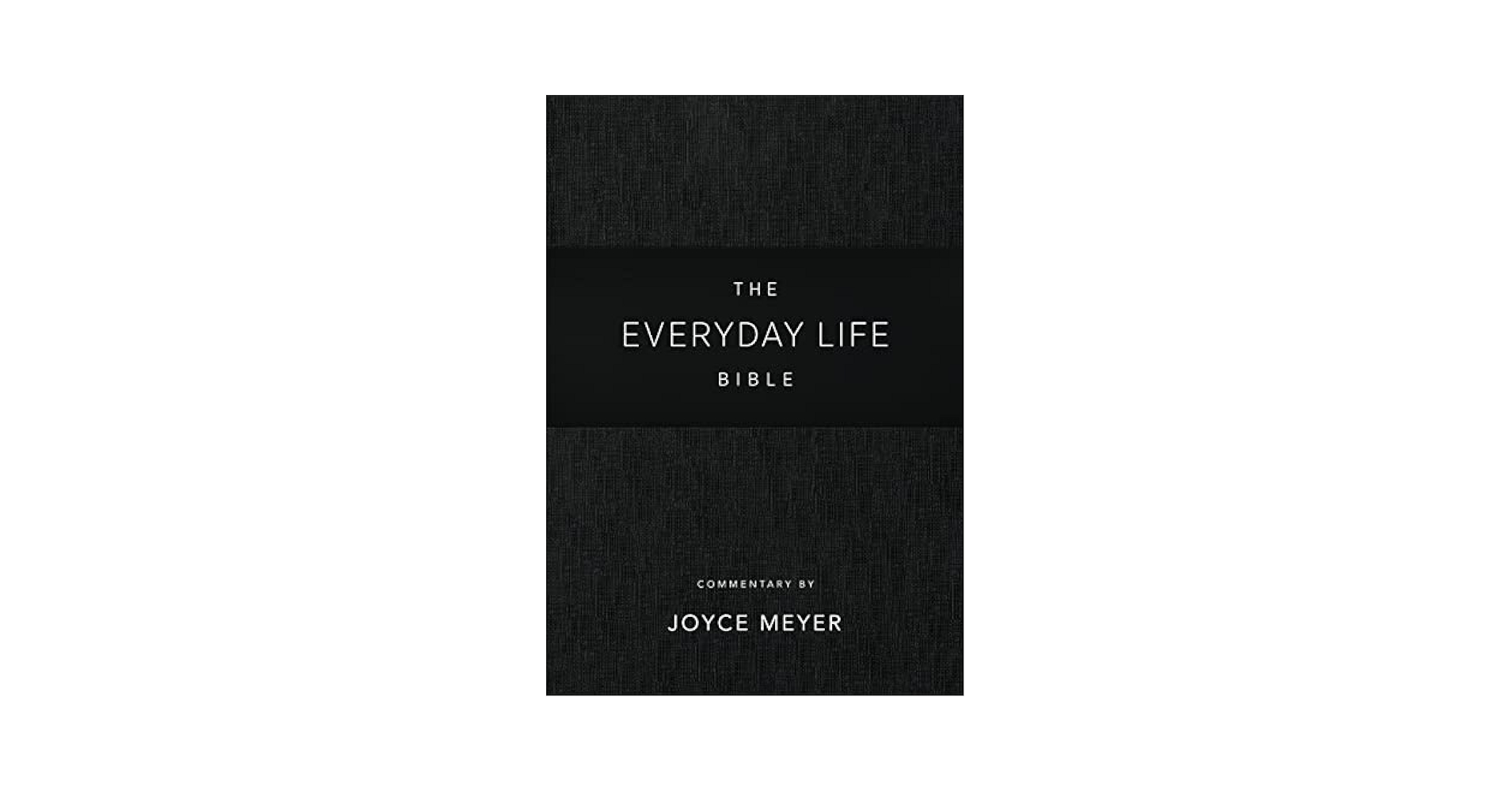 その他 Bible in Everyday Life/ Bible &amp; Traditions [DVD] The Everyday Life Bible, Large Print, Joyce Meyer, Black