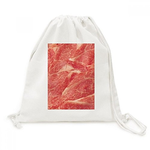 Sac cordon agneau rolls viande crue toile pour ranger ses affaires