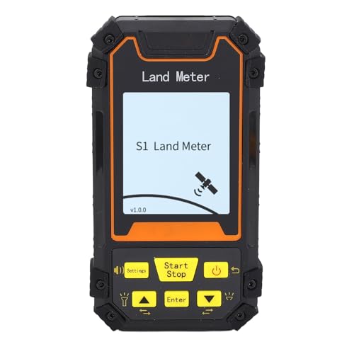 YDuupxe GPS de Mano para Topografía, Equipo de Medición de Alta Precisión Portátil para Ranchos, Jardín, Tierras Agrícolas y Área de Estacionamiento Medición de Distancia