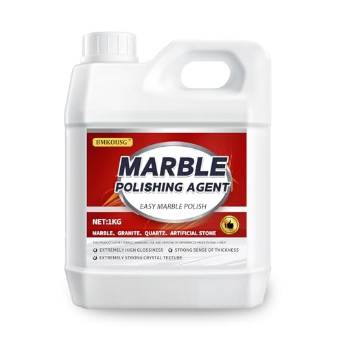 Bmkousg Marble Polish - Maintenance Crystallizer - Stone Care - Enhanced Gloss - 2.2 LBS (1Pce)