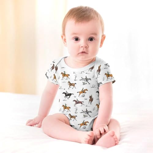 Cute Baby Onesie, Short Sleeve Infant Stuff Shower Gifts for Boys & Girls3