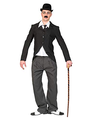 Fasent-Party® Charlie Chaplin Film Movie 20er Jahre Kostüm für Erwachsene Herren (52-54, M) Cover