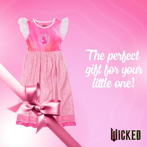 Wicked Girls' Fantasy Gown Nightgown, Swirly Glinda, 2T - image 5