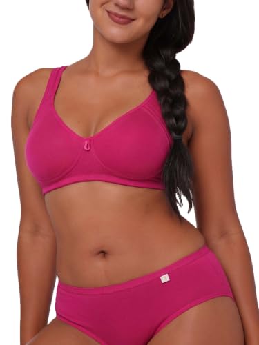 Image of Inner Sense Organic Cotton Bamboo Bra for Woman with Concentric Stitches I Full Coverage Bra for Heavy Bust with Side Support I Non Padded Innerwear with Wire-Free Design