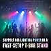 CHAUVET DJ CH06 Lightweight Lighting Stand w/T-Bar (50lb Capacity)