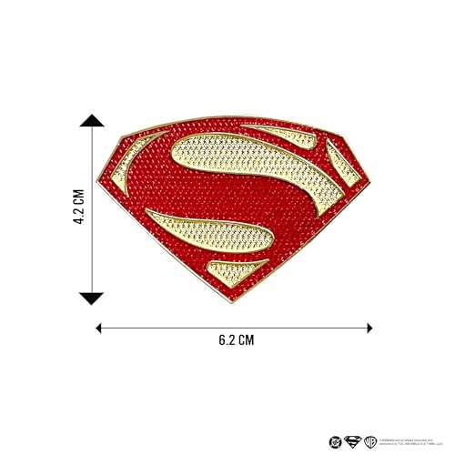 Image of Involve DC Superman Emblem 3D Metal Car Badge- Stylish Logo for Cars & Bikes | Official Licensed DC Merchandise from Warner Bros | Emblems | Trunk Rear Fender | Car Decals