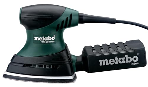 METABO 600065500 - Lijadora triangular para madera FMS 200 Intec (base grande) 200W con maletín