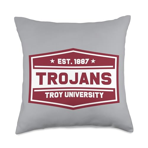 Troy University Trojans | Official NCAA Merch | NCAFTRY03 Throw Pillow