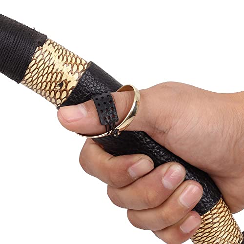 image for SOPOGER Archery Thumb Ring Handmade Brass Thumb Draw Release Finger Ta