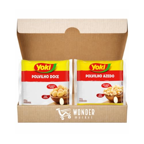 Wondermarket. Pack de almidón de yuca. Polvilho doce y polvilho azedo