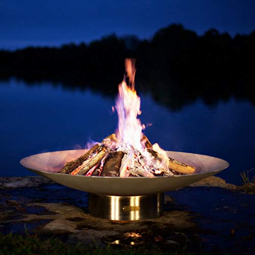 Fire Pit Art Bella Vita46-FPA-MLS120-NG-AWEIS Fire Pit NG, Metal