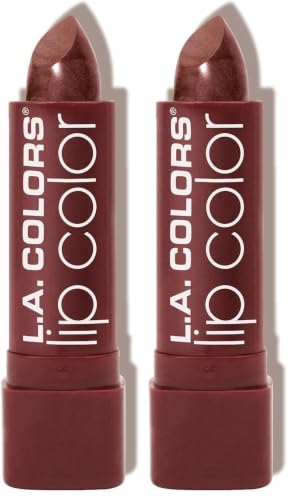 Image of L.A. COLORS Moisture Rich Lip Color, Cocoa Shimmer CML536 (Pack of 2)