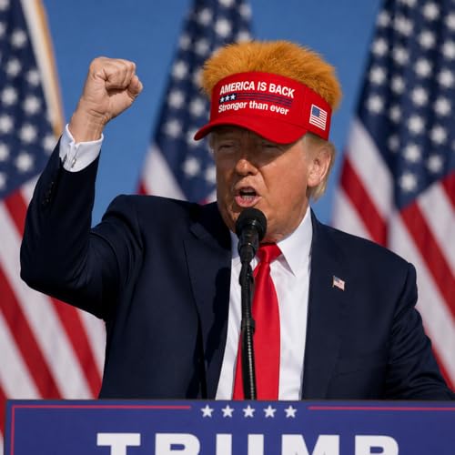 Image of Official President Donald T. Hat, Patriotic Costume Merchandise, Adjustable Golf, Baseball Cap, Women Men Flag Cap