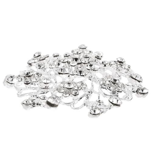 Broche fleur en strass idée cadeau femme bijou de fête élégant avec épingle
