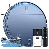 ZCWA Robot Vacuum and Mop Combo,2.4GHz WiFi Link Vacuum Robot