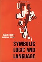 Symbolic logic and language : a programmed text, B00314QZ8I Book Cover