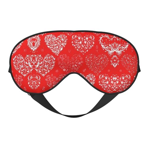 Love. Print - Antifaz unisex para dormir, suave y cómodo, para viajes, yoga, trabajo por turnos