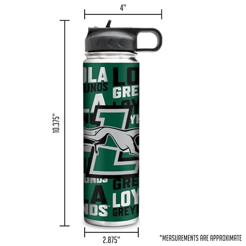 Rico Industries NCAA Loyola Maryland Greyhounds Standard 22oz Stainless Steel Tumbler with Lid - Great For Coffee, Tea, Water or Cocktails by Rico Industries - Image 8