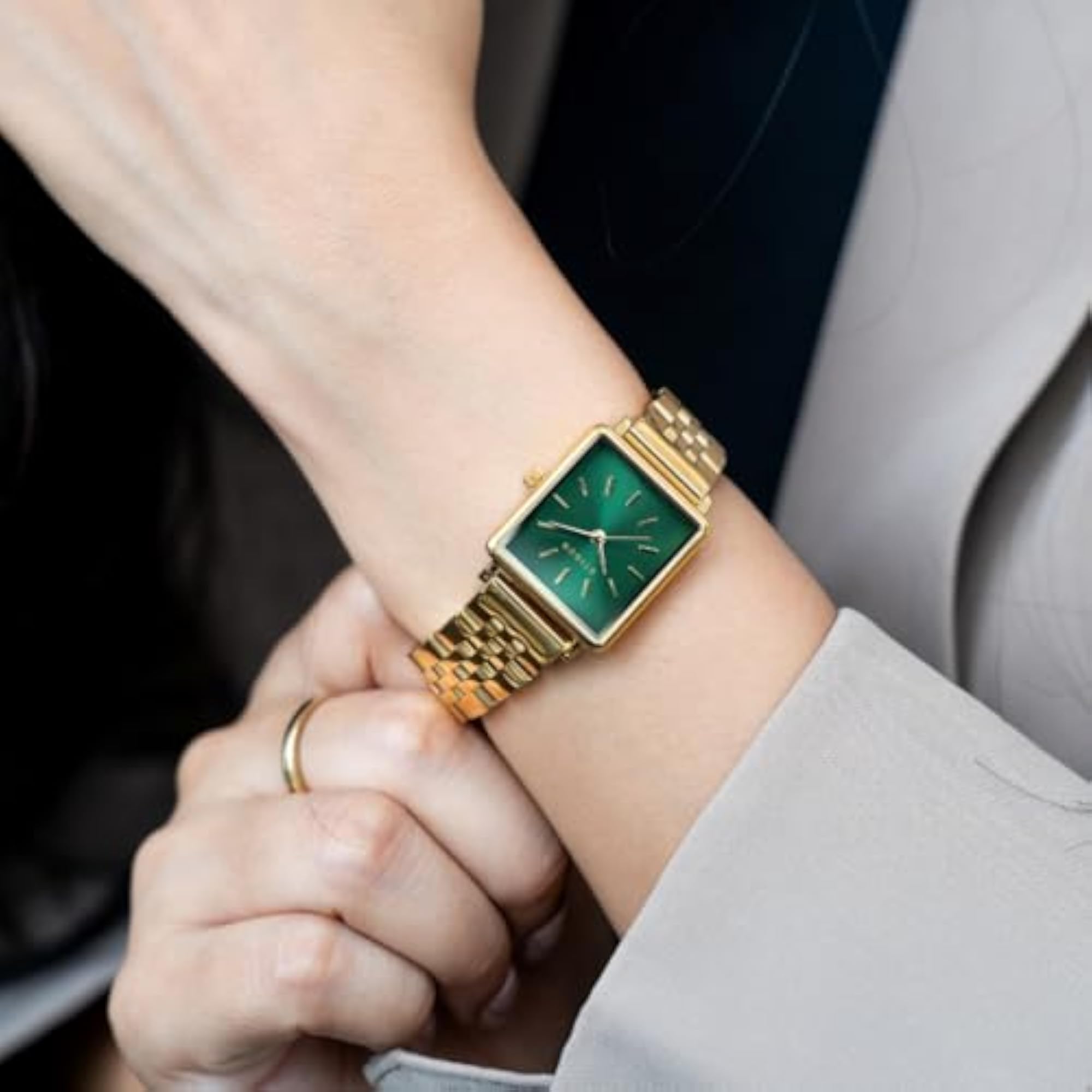 Women's Limited Edition Green Gold Analog Watch