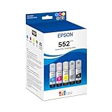 EPSON 542 EcoTank Ink Ultra-high Capacity Bottle Yellow (T542420-S) Works with Pro ET-5150,5170, 5180, 5800, 5850, 5880, 16600,16650
