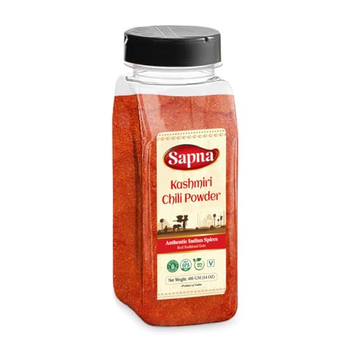 Sapna Kashmiri Chili Powder, 14 OZ, Premium Authentic Spice, All