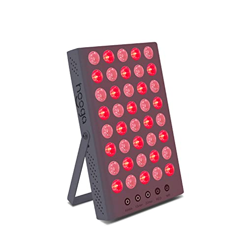 Hooga Red Light Therapy Device, 660nm 850nm Near Infrared Light Therapy with Timer, Built in Stand, Clinical Grade High Power Output for Skin Health, Pain Relief, Muscle Recovery, Performance. - Image 5