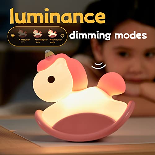 Lámpara de mesa de noche caballo YOUTHINK azul miniatura 4