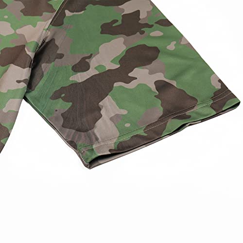 Pullonsy Blank American Flag Football Jersey for Men Women Patriotic Army Shirt Tee Sports Uniform Tops Camouflage Jersey Size Small