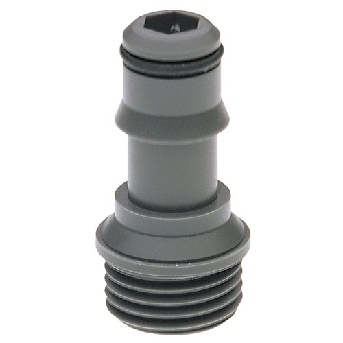 GROHE Kupplungsstück (wassersparend, Verbindungsstück zu neuer Handbrause und Schlauch, mit Durchflusskonstanthalter, max. Durchflussmenge 9,5 l/min), dunkelgrau, 28637XX0