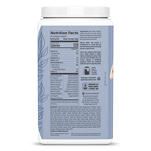 Sunwarrior LEAN MEAL ILLUMIN8 SNICKERDOODLE 720 G Meal Replacement Shake Vegan Protein Superfood Shake Meal Replacement Organic Protein Supplement thumb #1