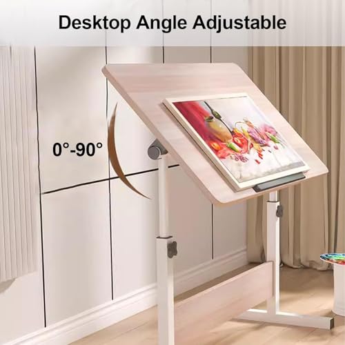 Verstellbarer Ding-Tisch – vielseitiger Kunst- und Handwerks-Schreibtisch für Zuhause und Büro, verbessert Kreativität und Produktivität, perfekt für Künstler, Designer, Bastler und Heimwerker