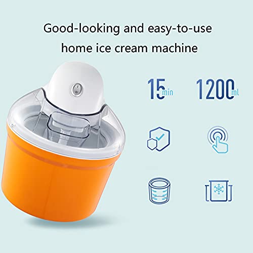 BAHAOMI Softeismaschine,Eismaschine Zuhause 1,2L Soft-/Hart Eismaschine,Macht Köstliches Softeis,EIN-Knopf-Start… – Bild 5