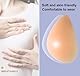 ELMIKA Silikon Brustformen Dreieck Mastektomie Brustprothese BH Pad Enhancer, Cup D 450g/Stück