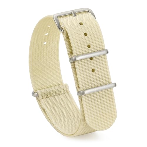Image of TACTICAL FROG Nylon Watch Band 18mm 19 mm 20mm 22 mm 24 mm, Waterproof Military Watch Straps Replacement for Men Women, With Stainless Steel Buckle