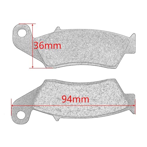 Plaquettes de frein avant résistant à la boue pour dirt bike XR