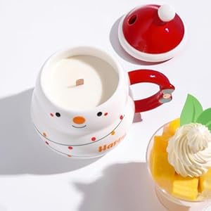 Scentedcandlevanillacakescent113oz70hourslongburningceramicjarsoycandlewoodwickcandlegiftforwomenmenchristmasholidays  Urban Country Home Decor Scented candlevanilla cake scent113oz70 hours long burningceramic jar soy candlewood wick candlegift for women men christmas holidays  urban country home decor