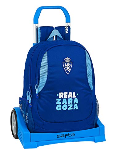 Mochila Safta Espalda Ergonómica con Carro Evolution de Real Zaragoza