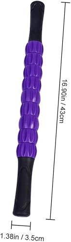 Miniatura 2 de TIDTALEO Práctico rodillo muscular para masaje de tejido profundo, rueda de relajación de plástico para hombres y mujeres, mango ergonómico para