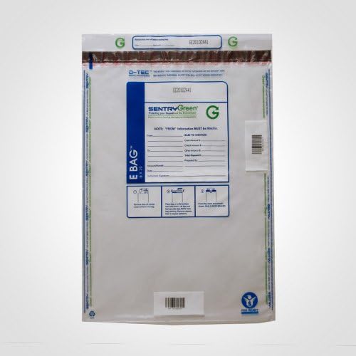 Superior Bag15x20 Large Cash Transit Deposit Bag White Plastic (Package of 50)