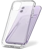Ringke Fusion Matte Kompatibel mit iPhone 11 Hülle, Transluzent Fingerabdrücke Matte Rückseite...